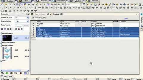 Working with Allen-Bradley (Rockwell) PLC Data in GP-Pro EX
