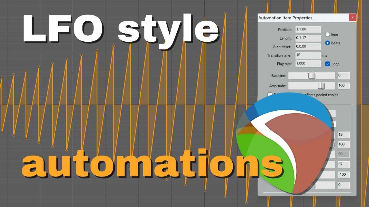 Automation Item Properties | Reaper Tutorial - YouTube