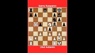 Utut Adianto vs Garry Kasparov √ EUR-ASIA Rapid Match Batumi GEO 2001.
