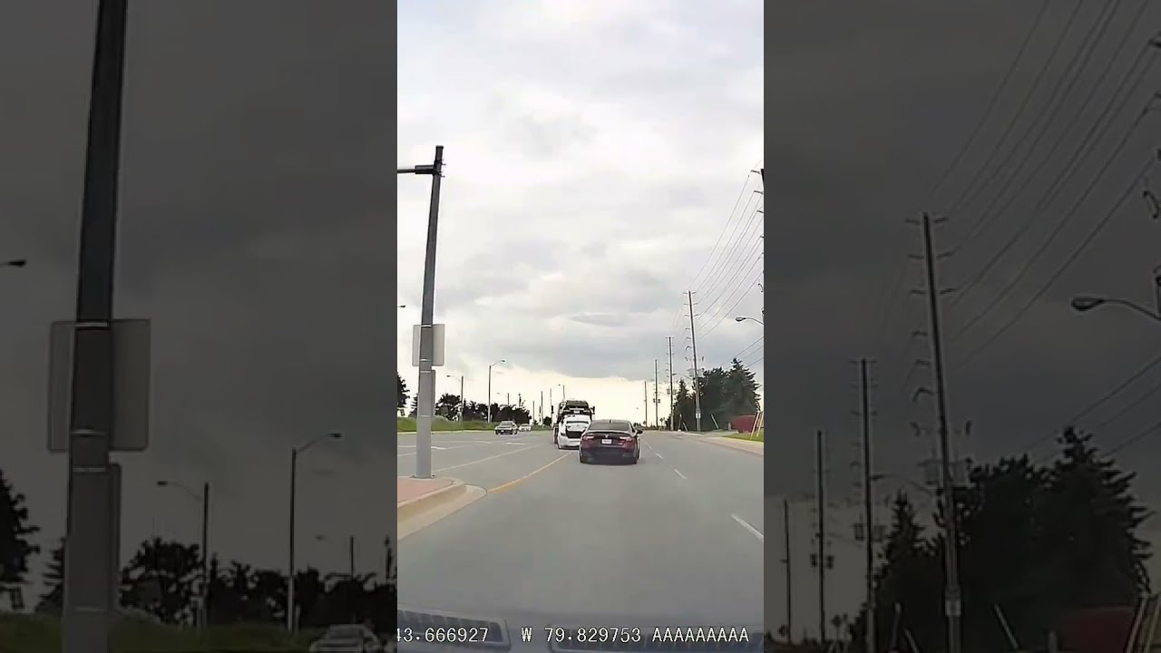 Vehicle Damaged Heavily After Accident