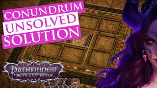 Conundrum Unsolved Puzzle Solution | Pathfinder Wrath of the Righteous Let's Play