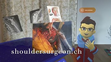 metaverse in shoulder surgery, Dr Mohy Taha, schulterchirurg using hololens2 and Microsoft Mesh App