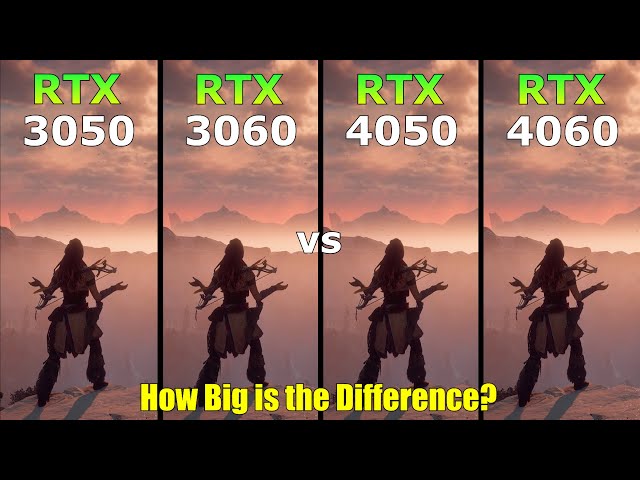 RTX 4050 vs RTX 4060 vs RTX 4070 vs RTX 4080 - 1080p Laptop Gaming Test -  How Big is the Difference? 