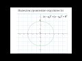 Декартовы координаты на плоскости. Уравнение окружности.
