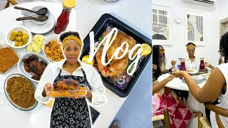 VLOG: I HOSTED FRIENDS FOR THE FIRST TIME AND THIS HAPPENED!!! 😱 COOKING, SHOPPING, HOSTING...etc