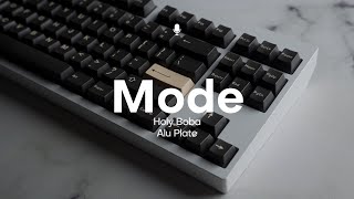 Mode Eighty with Holy Bobas Typing Sound Test (Alu Plate)