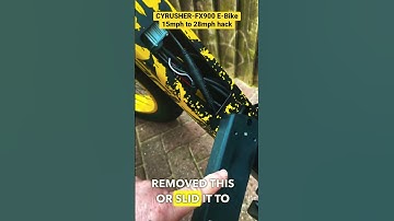 Make Your Cyrusher FX900 Faster 28mph HACK