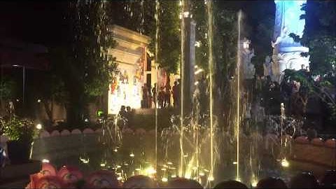 Nhạc nước nghệ thuật Chùa Pháp Bảo khánh thành dịp lễ vu lan 2016