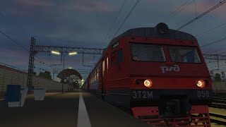 Trainz 2019: ЭТ2М-058, поезд №6807 Мга — Рыбацкое