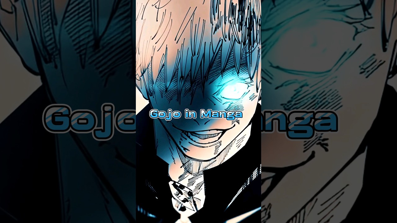 Gojo in Anime vs Gojo in Manga #shorts #anime