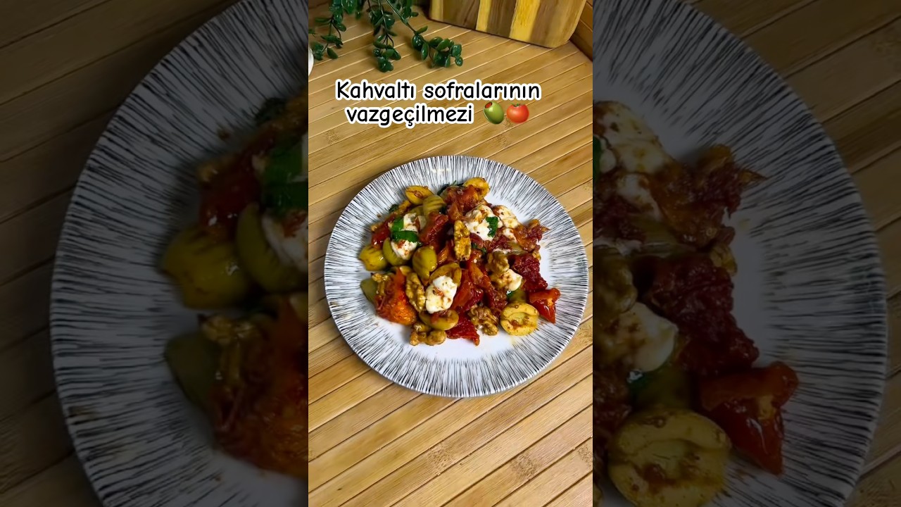 Kahvaltı Sofralarının Vazgeçilmezi #zeytinsalatası #kahvaltı #kahvaltı Kahvaltı Sofralarının Vazgeçilmezi #zeytinsalatası #kahvaltı #kahvaltı