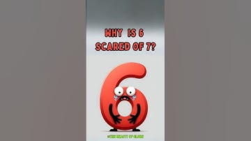 Why is six scared of seven? #jokes #numbers