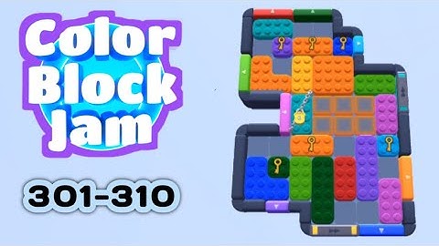 Color Block Jam Level 301-310 | No Commentary, No Music | Android Gameplay