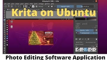 Krita on Ubuntu || Photo editing software application
