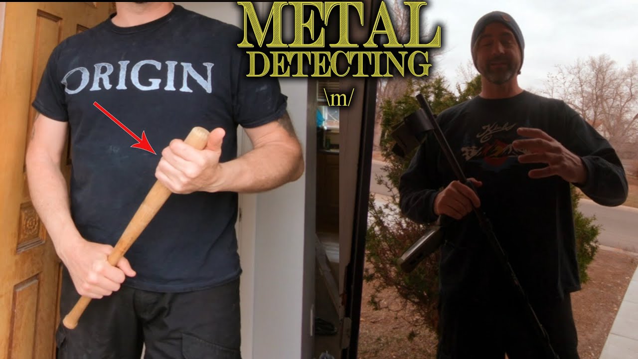 I Found GOLD In My New Backyard with the Metal Detector! - YouTube