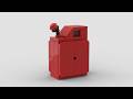 Red Fuel Can (Jerrycan) Digital Build (Instructions) #legomoc