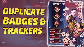 How to duplicate Badges and Trackers on your Legend Banner in Apex Legends [PC & Console]