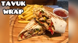 EVDE ÇOKKK LEZZETLİ “TAVUK WRAP “ TARİFİ || CHİCKEN WRAP