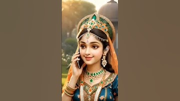 Thumbnail of मोहे बता दे राधा प्यारी - "कहां मिलेंगे कृष्ण मुरारी"#krishna #ytshorts #aivideo #Vrindavan #viral