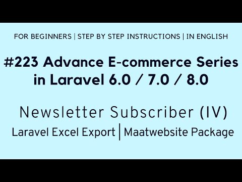 #223 Laravel E-commerce