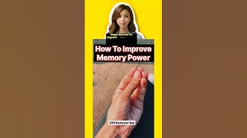 {{ How To Improve Memory Power 🧠}}  #improvememorypower #memorypower #brainmemory #exercise #shorts