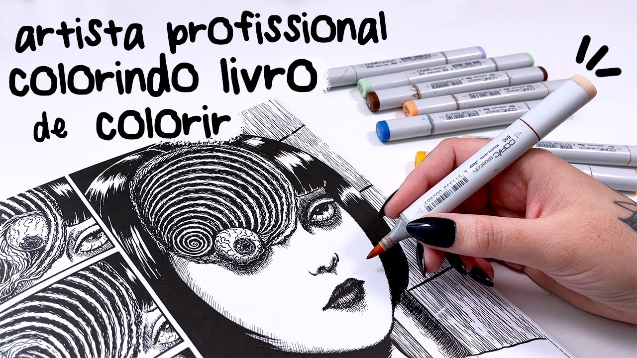 ARTISTA PROFISSIONAL COLORINDO LIVRO DE COLORIR - Você vai ficar ...
