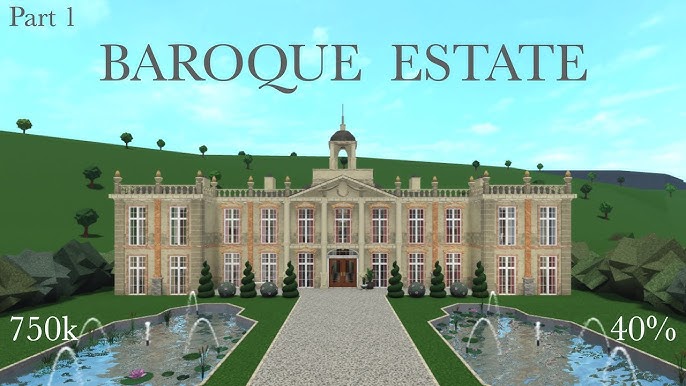 Update on my Parisian mansion! (Officially named it Chateau de Blanc) : r/ Bloxburg