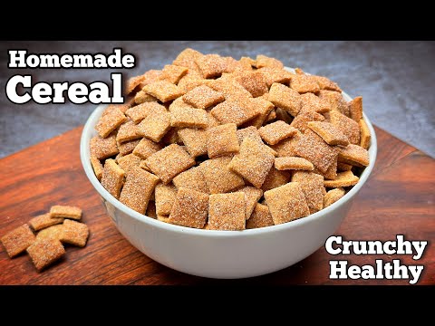 Make Your Own Crunchy CerealHomemade Cinnamon Toast Crunch Recipe Healthy Breakfast Idea!