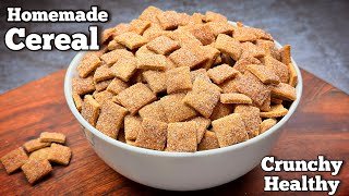 Make Your Own Crunchy Cereal~Homemade Cinnamon Toast Crunch Recipe| Healthy Breakfast Idea!