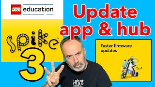 Lego SPIKE 3 installing app, updating hub quickly via iPad or tablet. screenshot 4