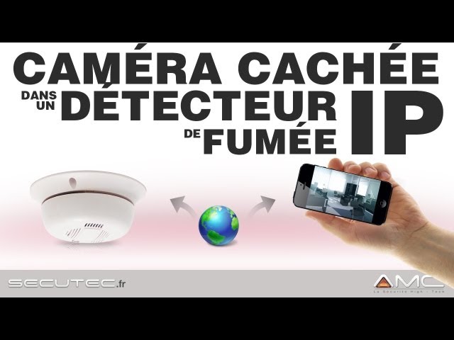 Caméra cachée dans le détecteur de fumée AHD TVI CVI CVBS PAL