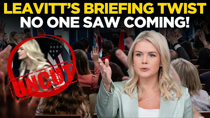 Karoline Leavitt LIVE | Leavitt Ends Briefing Quickly and Declines Q&A, Reporters Respond | Trump