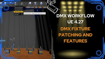 How to do DMX Simulation in Unreal Engine 4.27.1 ? | Open patch tool | no dmx controller tab