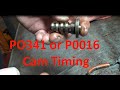 2012 Vw CCT cam timing problem P0341 P0016