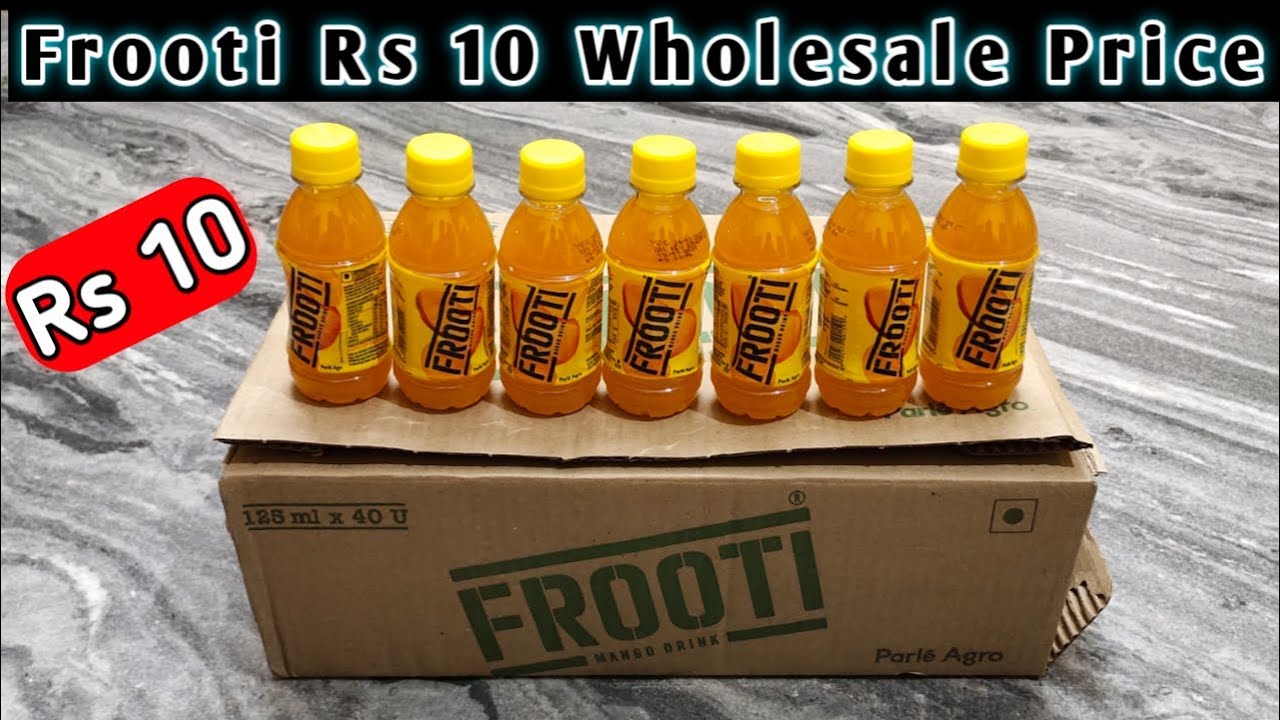 Frooti Rs 10 Wholesale Price frooti YouTube