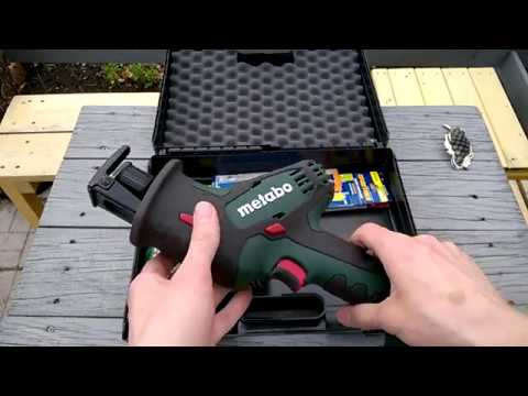 Испытания сабельной пилы Metabo SSE 18 LTX Compact