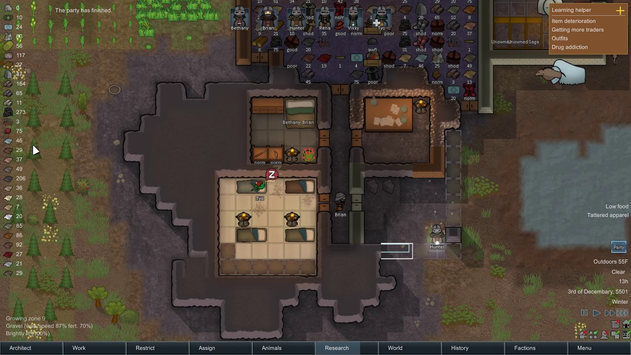 gaming logo RimWorld on Steam PC HOW TO HEAL THE PLAGUE