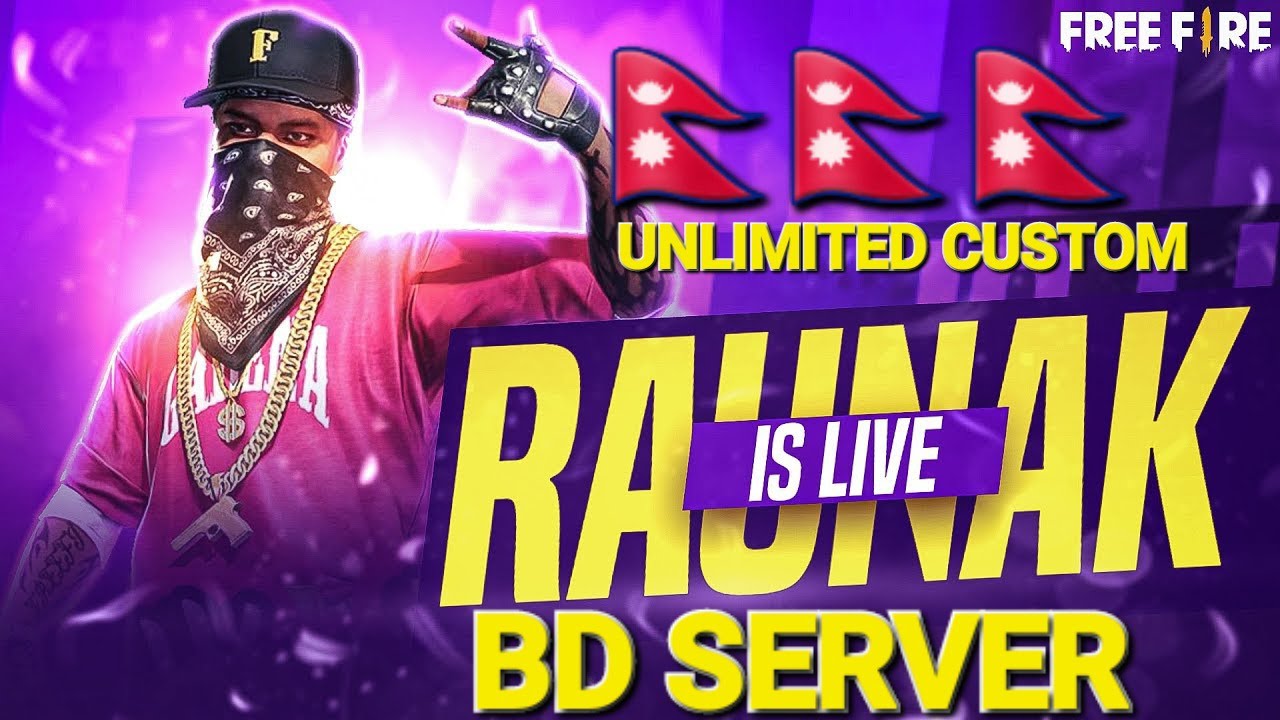 GUILD TEST 1V4 NEPAL FF LIVE RAUNAK FF FF NEPALI LIVE UNLIMITED monthly-one-time-tunament-np-headshot-guild-nepali-guild-aasharam