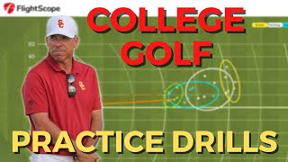 Practice Like a College Golfer // USC Line Test Drill screenshot 4