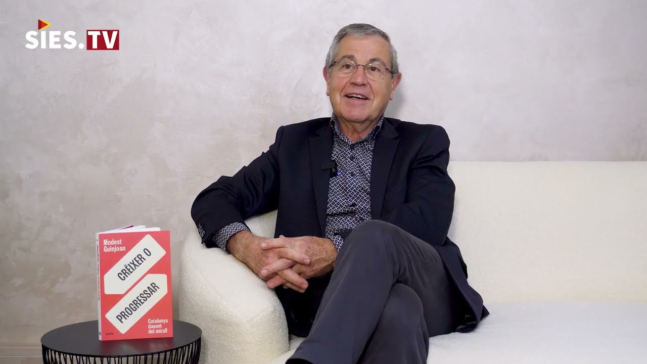 "Créixer o progressar", el nou llibre de l'economista Modest Guinjoan