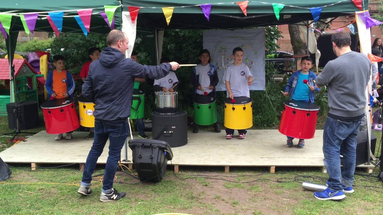 Annette St Drummers - Battlefield Community Street Party (part 1)