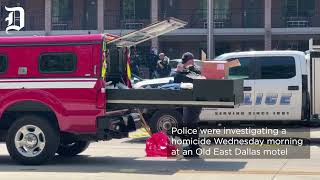 Person arrested as police investigate homicide at Old East Dallas motel