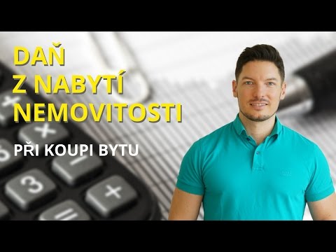 Video: Jak Platit Daň Z Pronajatého Bytu