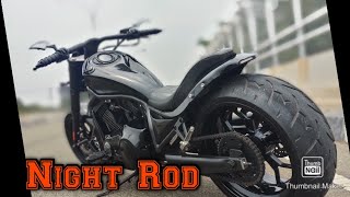 Kaisar Ruby 250 V-Twin VRod Night Rod Custom, the tires are huge!!
