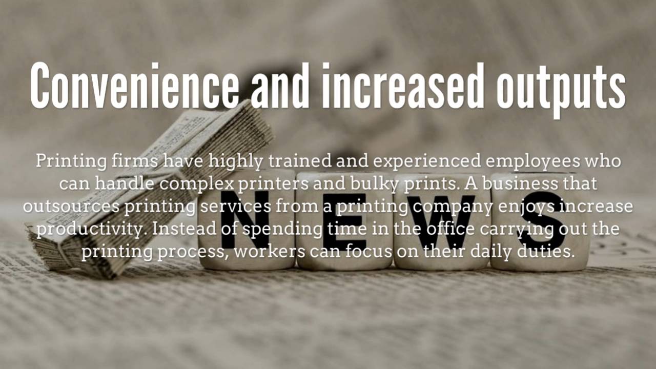 printing companies dallas How Services offered by Printing Companies