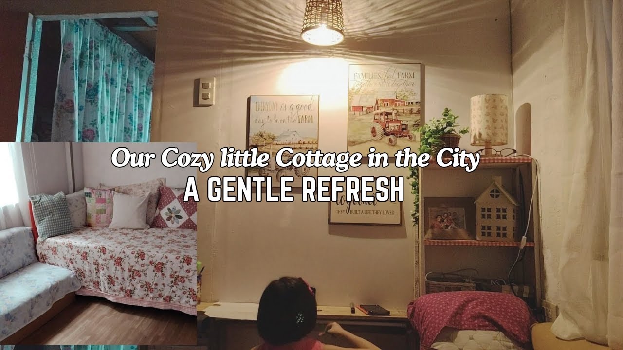 Findings Peace in Simplicity |Diy hanging lamp and table #cottagecore #silentvlog #simplelife 