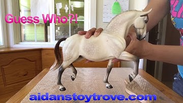 Breyer Drastic Custom Andalusian - Magnetic Base!