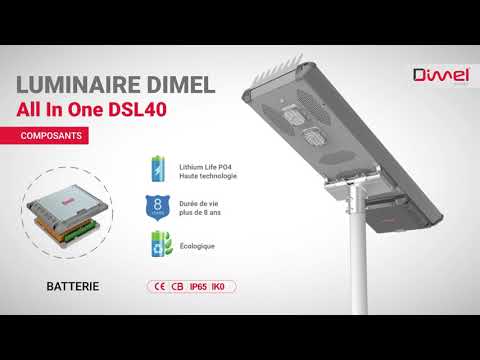 LUMINAIRE DIMEL ALL IN ONE DSL 40