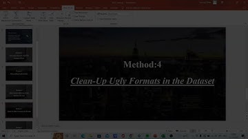 Data Preprocessing in Excel - Data Cleaning - 5 simple methods -Data Analysis