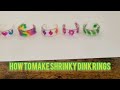 How to make shrinky dink rings